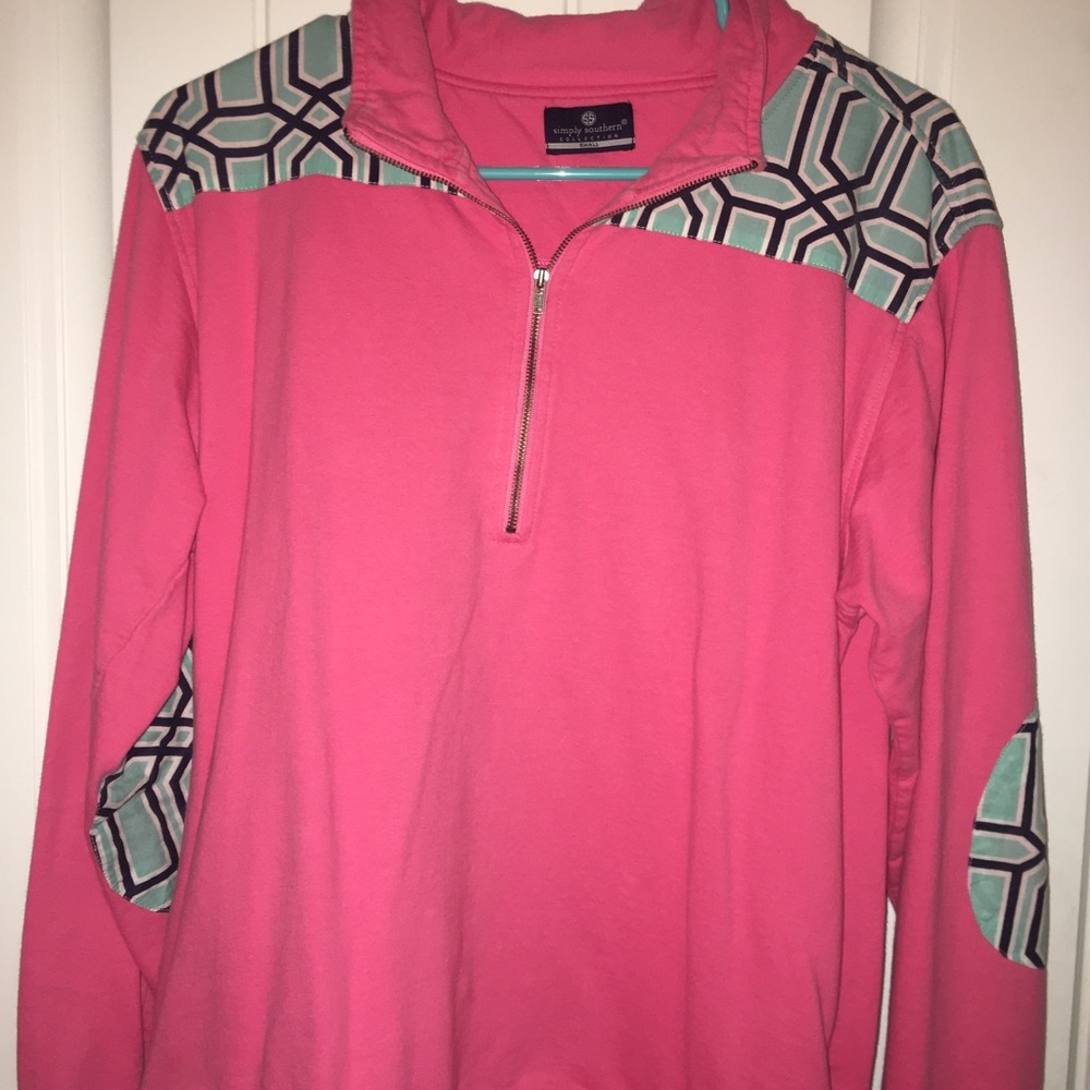 quarter zip simply southern jacket